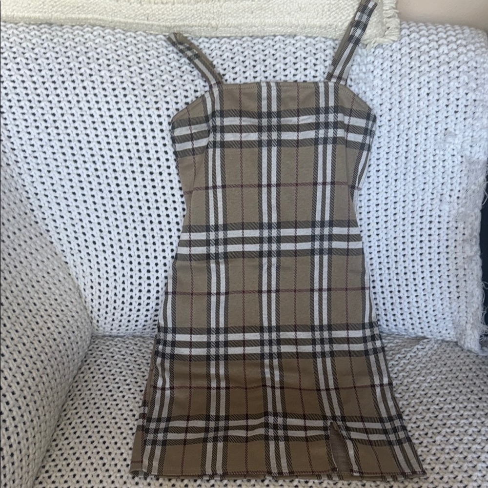 Plaid Just Poly mini Dress